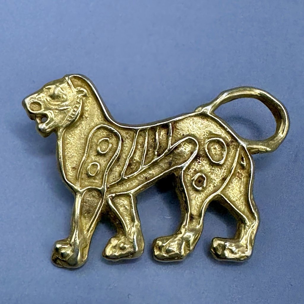 Achaemenid Lion Appliqu Brooch Signed Sterling Silver Metropolitan Museum Art